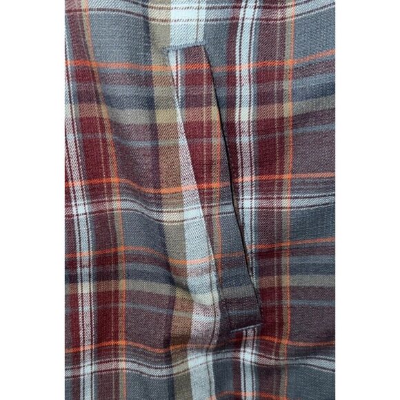 L.L. Bean Men’s Plaid Fleece Lined Wool Blend Shirt Jacket Pockets Sz L Outdoor - Picture 4 of 12